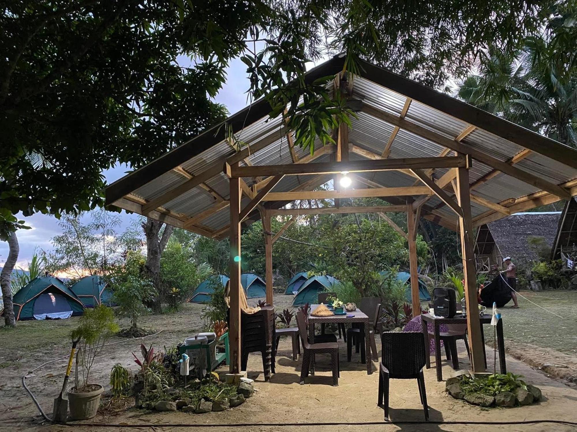 סן ויסנטה Port Barton - Paradiso Azul Campsite Beachfront With Internet מראה חיצוני תמונה